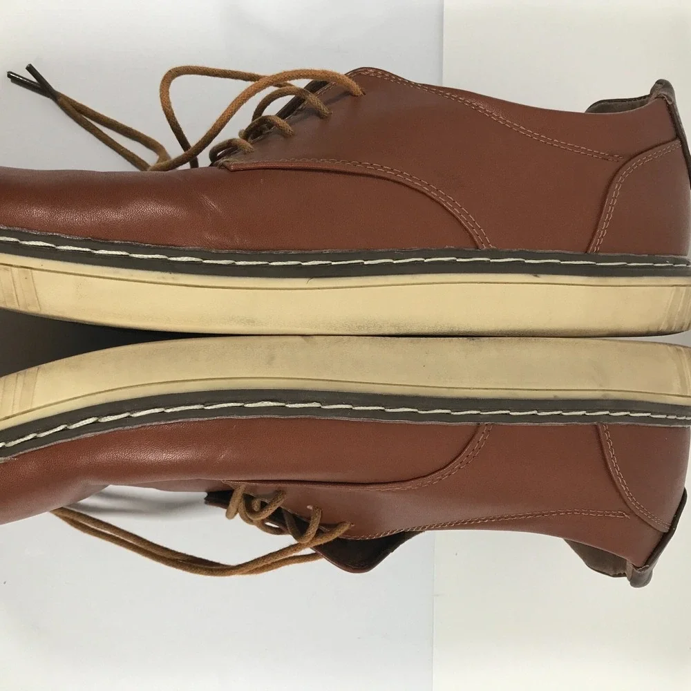 Deer Stags Oakland Oxford Mens‎ US 13W Brown Memory Foam Comfort Dress Shoes